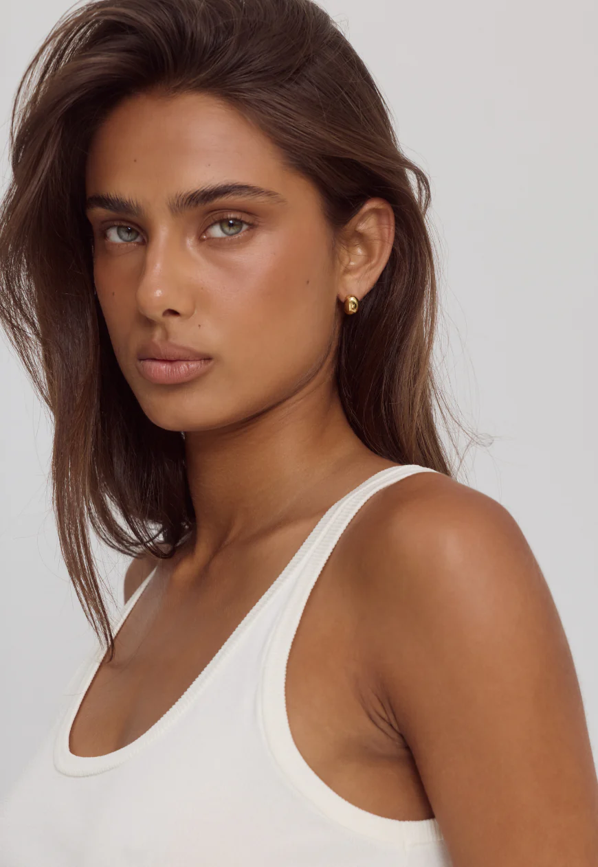 Bean Earrings | 14K Gold - Image 3
