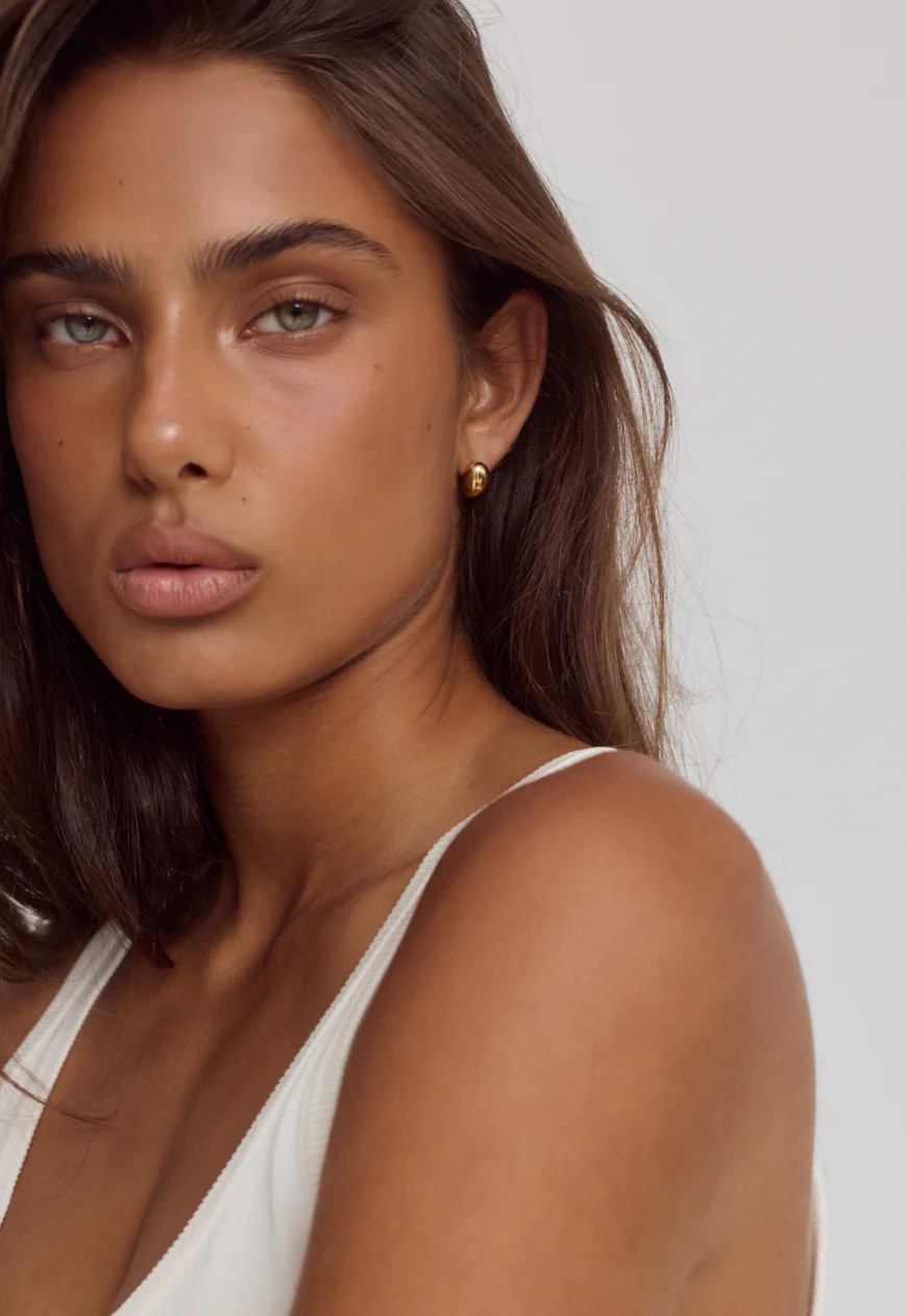 Bean Earrings | 14K Gold - Image 5