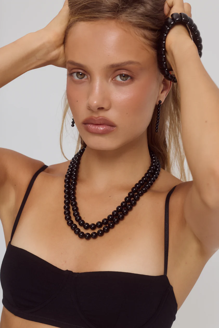 Enid Belt/Necklace | Black - Image 3