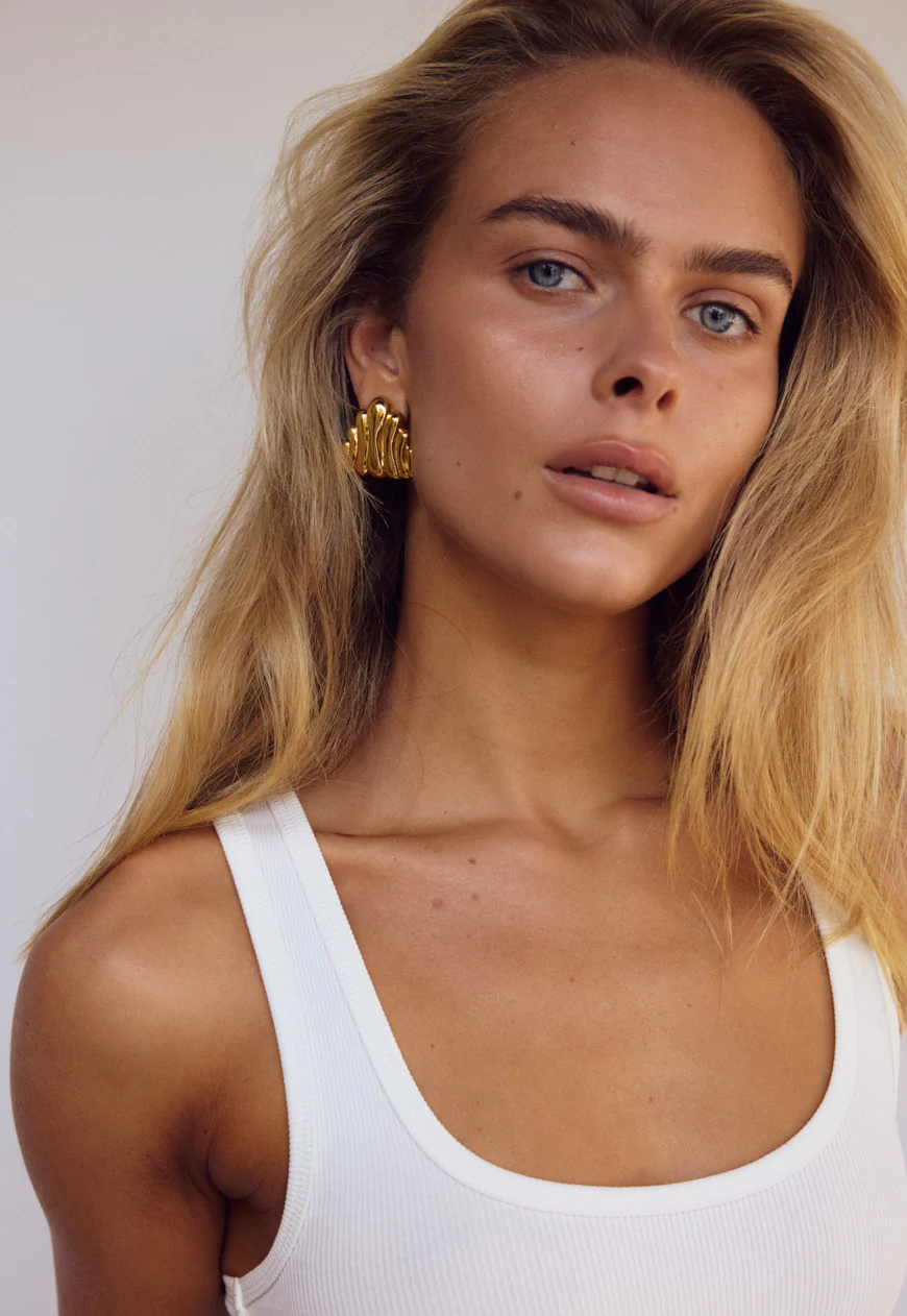 Harlowe Earrings | 18K Gold - Image 3