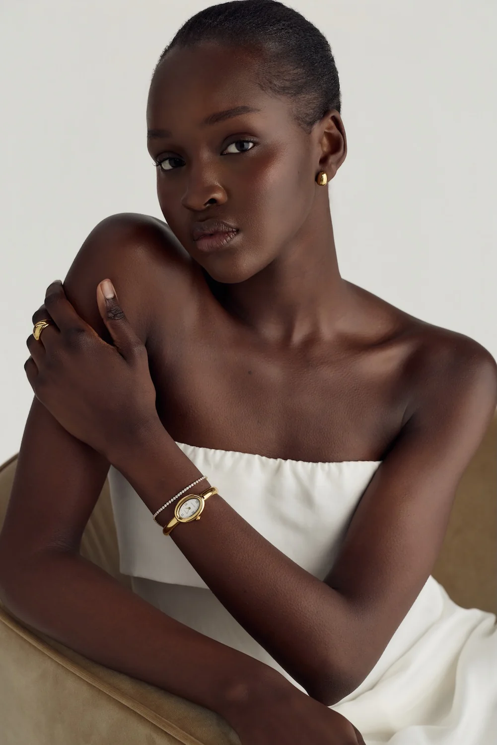 Kate Watch | White | 18K Gold - Image 8